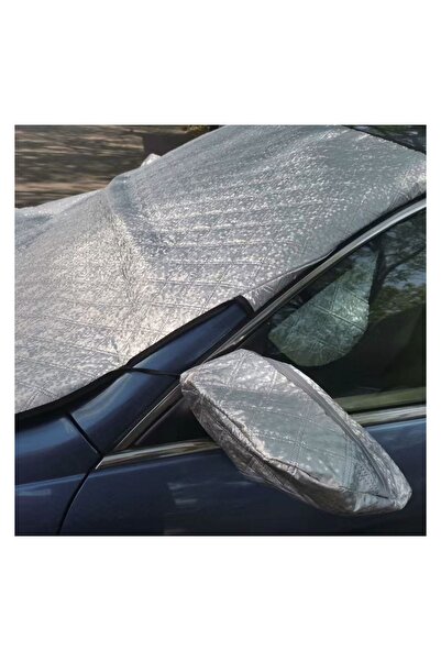 OEM Parasolar Exterior pentru Parbriz cu Huse pentru Oglinzi, 145 × 99 cm