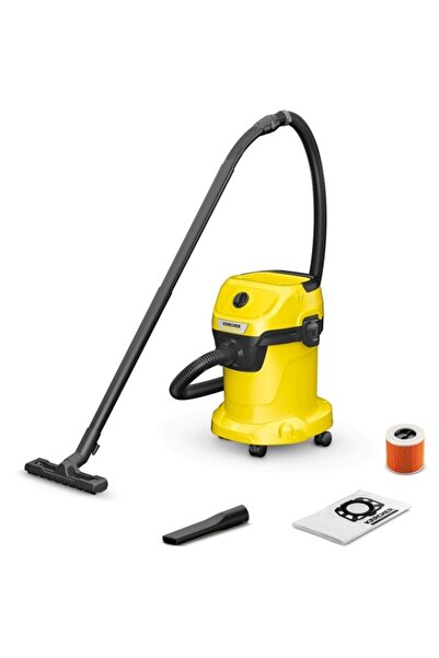 Karcher Aspirator cu sac WD 3 V-17/4/20, 17l, 1000W, 75dB, galben-negru