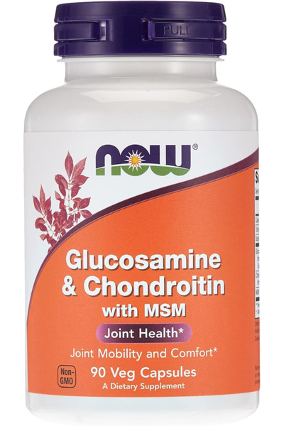 Now Food Glucosamine And Chondroitin with Msm, 90 Capsules - 200 Grams