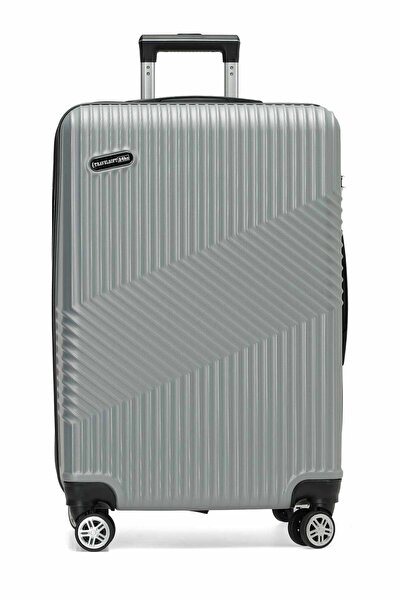 Travel Soft SANDERUM -B 6FX Gri Unisex Büyük Boy Valiz