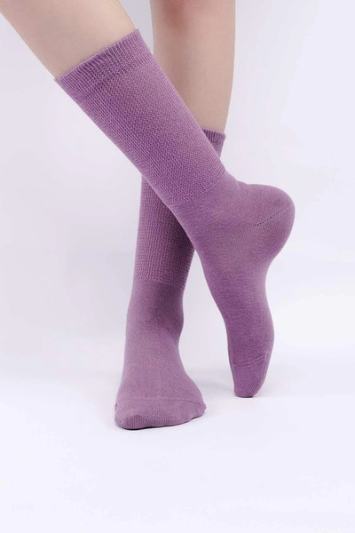 Mısırlı Women's 10% Silver Mineral Content Socks Purple
