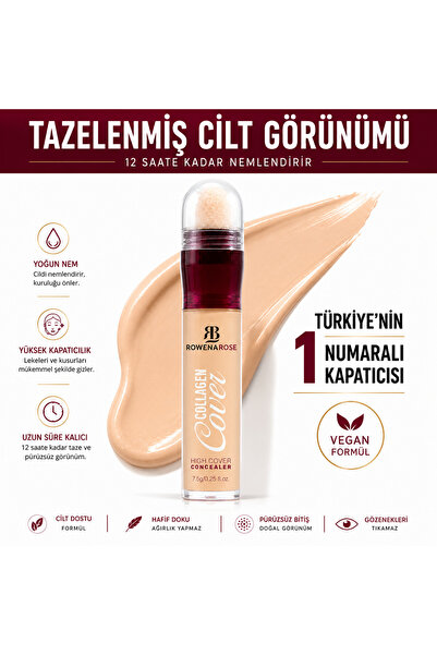ROWENAROSE İstanbul Anti Age Eraser Kapatıcı - Kusurları Kapatan ve Koyu Halk...