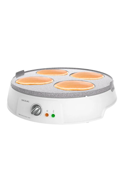 CECOTEC Aparat de făcut clătite/crepe 2 în 1, Cecotec, Fun Crepestone Twin, alb