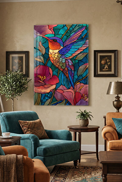 ARTAGE Glass Table Wall Decoration (Unbreakable) - Home Office Decorative Ite...