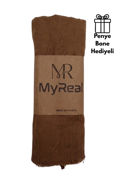 MyReal شال من خيزران الكراش - نسيج طبيعي لا يحتاج للكي (90x200 سم)