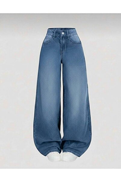 shop Baggy salaş pucket jean mavi jean