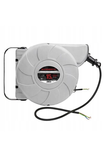Mammoth Comics Cablu prelungitor electric retractabil special 15m, 230V, 3x2,...