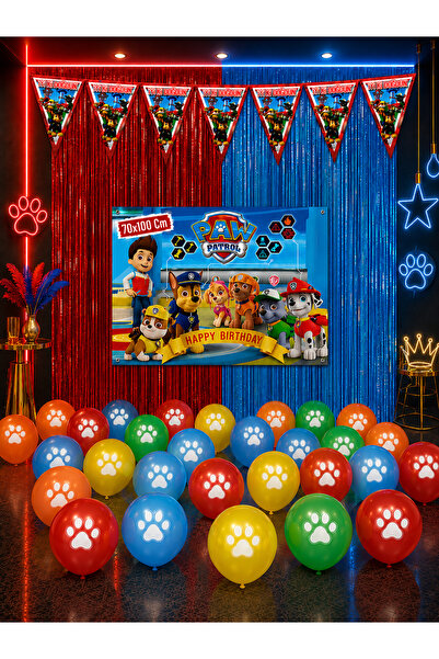 snowparty Set de decorațiuni și accesorii pentru petrecerea de aniversare Paw...