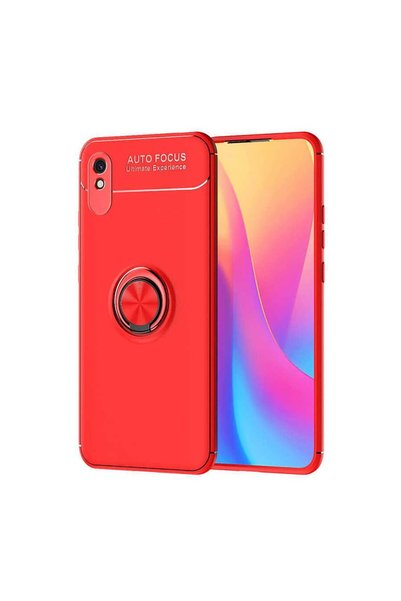 Ahlttiba غطاء رافيل من السيليكون مع حامل حلقي قابل للدوران لهاتف Xiaomi Redmi...
