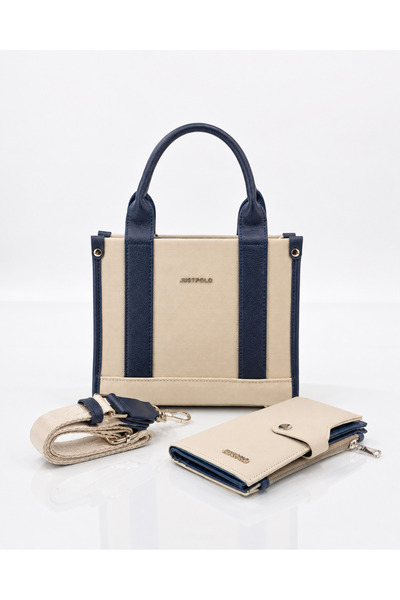 Just Polo Women's Shoulder Bag Wallet Set