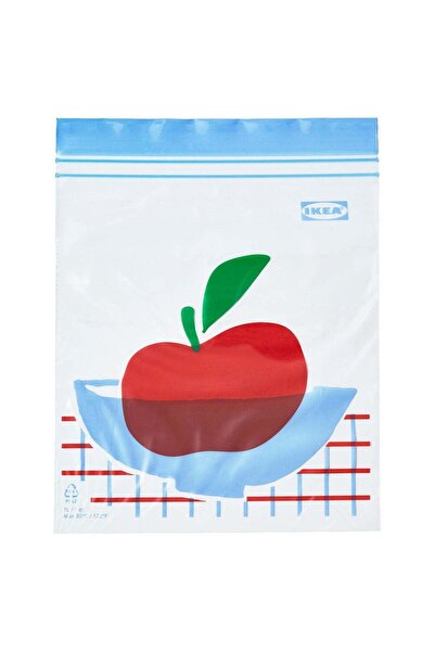 IKEA ISTAD 3-Pack Bundle – Reusable 1 L Resealable Food Storage Bags, Multico...