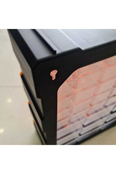 Bundeba Super Bag Monoblok Çekmeceli Organizer Vida Dübel Boncuk Hobi Kutusu 20 Çekmece Organizer