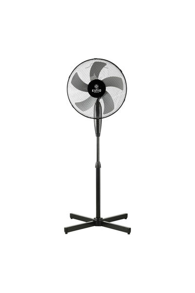 Estia Home Art ESTIA ΑΝΕΜΙΣΤΗΡΑΣ ΣΤΑΝΤ ΕΠΙΔΑΠΕΔΙΟΣ AEROPULSE 40cm 50w ΜΑΥΡΟΣ