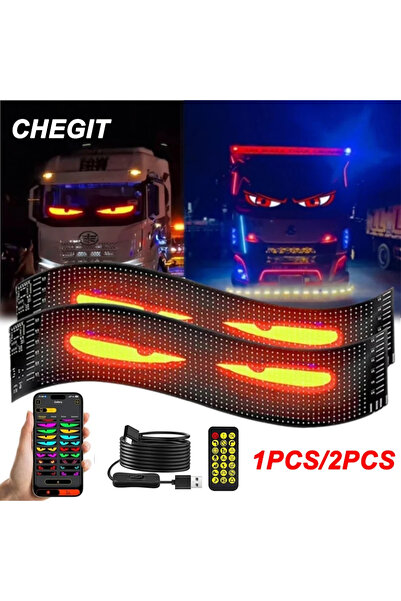 naniland.ro Flexible LED Screen for Car, App Control, Multicolor Comfort