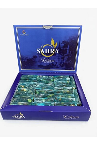 sahra lokum Bol Antep Fıstıklı İtalyan Karamelli Fitil Lokum(1000gr)