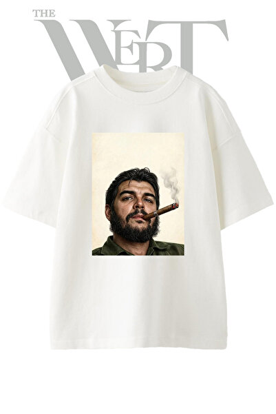 THEWERT Che Guevara_2 Dizajn T-shirt majica sa štampanjem, unisex, bela, veće...