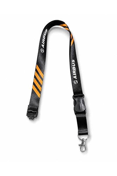 CREWTURK Lanyard 4 Sırma Airbus Black