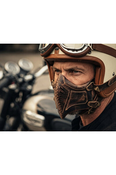 MTNdizlik Mtn Motorcycle Driver Mask, Harley , Chopper, Motorcycle Leather Ac...