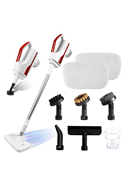 JOSHBERG Steam Mop Cleaner with Detachable Handheld Steamer, Steam Cleaner wi...