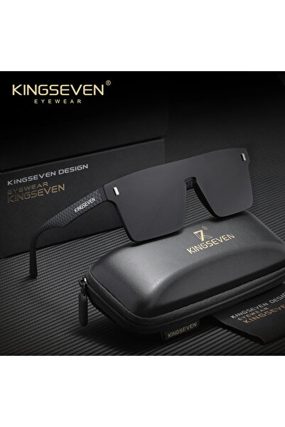 Choice4 Limited Gray KINGSEVEN Rimless Large Sunglasses Mirror Polarized Glas...