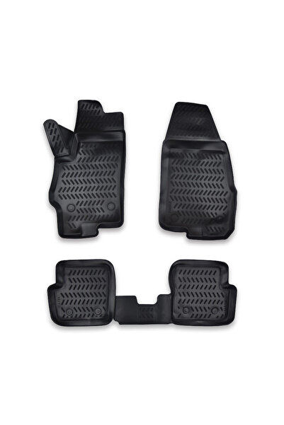 DELUXETUNING Set covorase auto cauciuc Fiat Egea / Tipo 2015-> HB forma tavita