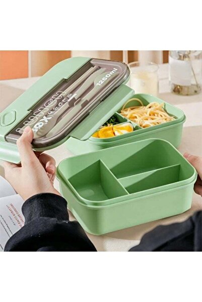 Arabest Portable Lunch Box with 2 Compartments, Airtight Leak-Proof Bento Box...