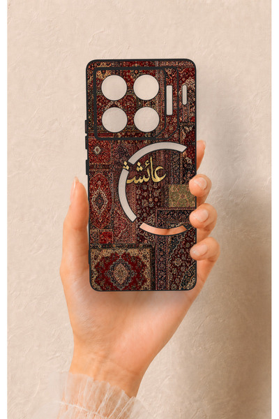 Vip Case İnfinix Gt 20 Pro Uyumlu Vintage Halı Desenli Silikon Kılıf