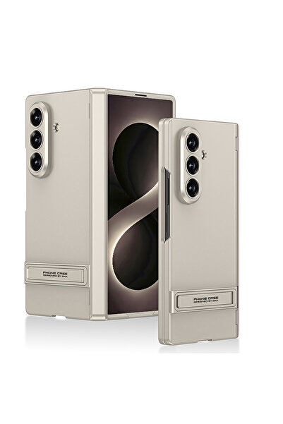 Nezih Case Samsung Galaxy Z Fold 8 Ultra Uyumlu Kıpta Standlı Kapak