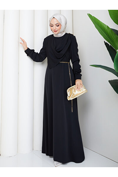 EFSUN MODA Women's Clothing with Buckle Detail and Chain Belt