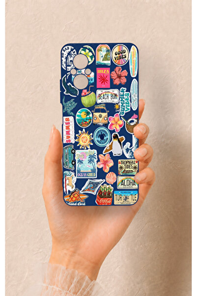 Vip Case Realme 12 Lite Uyumlu Summer Vibes Desenli Silikon Kılıf