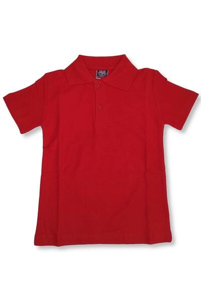 BLACK SWALLOW Unisex Kids Polo Collar Short Sleeve School T-Shirt-Bs