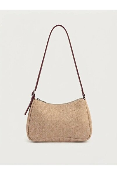 Satuna Women's Straw Shoulder and Shoulder Bag - Daily Hand and Shoulder Bag ...