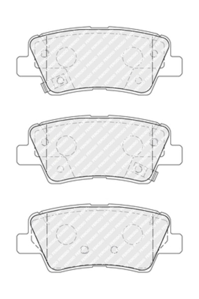 FERODO Set Placute Frana Frana Disc Hyundai Elantra 6 Limuzina/Ioniq/Tucson K...