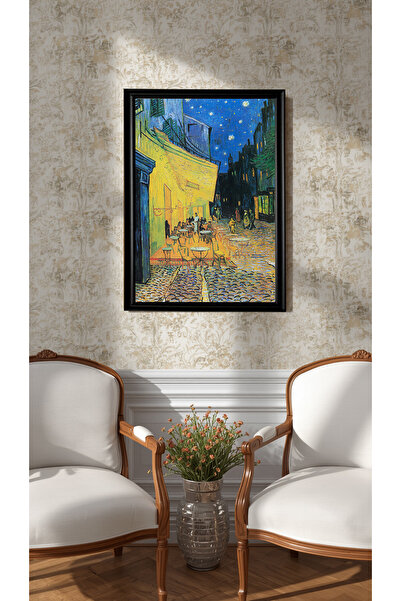 BlackSea VİNCENT VAN GOGH,ÜNLÜ ESERİ,LAKE BOYALI MDF ÇERÇEVE