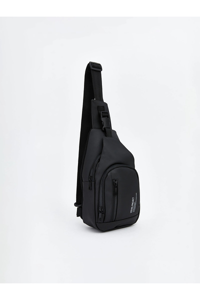 LC Waikiki Lcw Accessories Black Double Compartment Men's Chest Bag