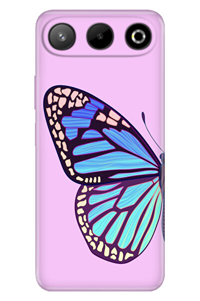 General Mobile Gm 26 5G (G905) Kılıf Trendy Silikon Baskılı Butterfly