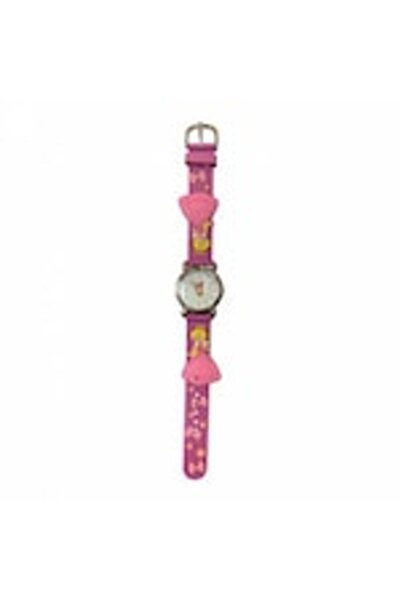 Regal Ceas Copii – Curea fucsia cu printese