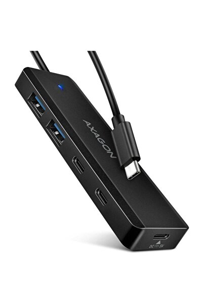 Axagon HUE-C2C Διανομέας USB, 2x USB 3.2, 2x USB-C, Μαύρο