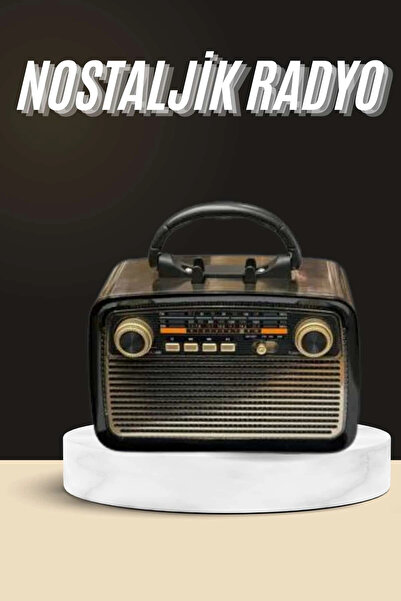 ARMÜZ Nostalgična radio Bluetooth muzička kutija od drveta