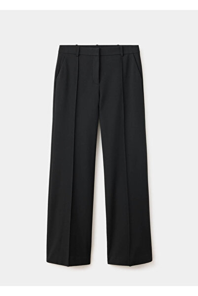 MANGO Woman Dikişli flare pantolon