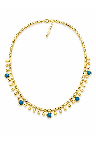 CHARMLUCKY Turkuaz Charm Bead Necklace