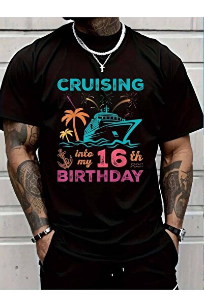 KYMC07 100% Cotton Cruising Into My 16th Birthday 16 Years Old Cruise Outfits...