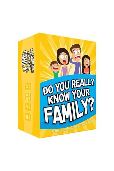 Generic DO YOU REALLY KNOW YOUR FAMILY? Family Party Board Game Cards this en...