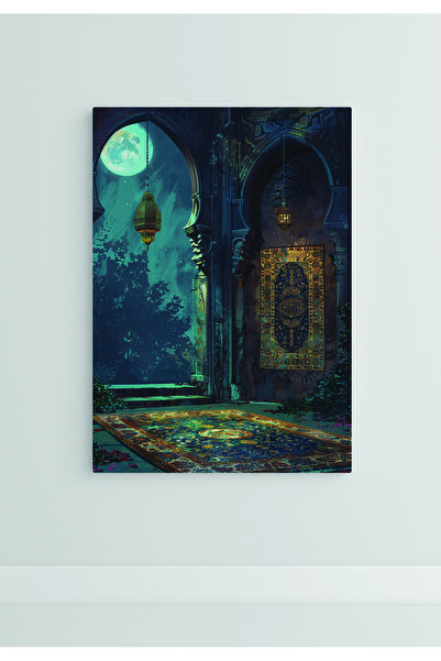 VECTORART رمضان |   إطار جداري زخرفي |   ملصقات وتصفيحات عالية الجودة على لوح...