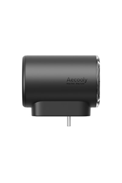 Aecooly PK01-F1 Type-C Bağlantılı 4 Kademeli Portatif Soğutucu Mini Fan Siyah