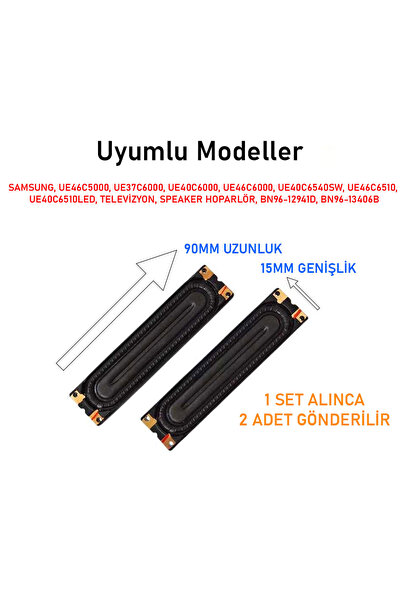 SAMSUNG, UE46C5000, UE37C6000, UE40C6000, UE46C6000, UE40C6540SW, UE46C6510, UE40C6510LED, TV, TELEVİZYON, SPEAKER, HOPARLÖR, BN96-12941D, BN96-13406B