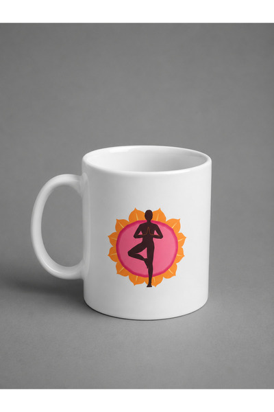 CoNotes Namaste Design Porcelain Mug