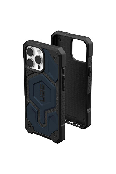 UAG Husă pentru iPhone 16 Pro Max, Monarch Pro MagSafe, albastru marin - alba...