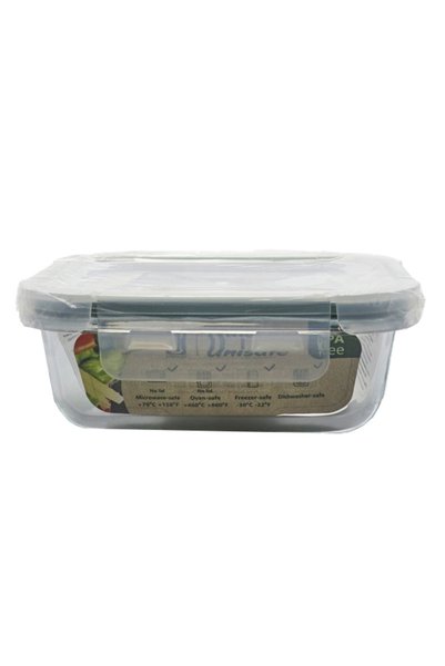 OEM UNISAFE ΦΑΓΗΤΟΔΟΧΕΙΟ ΠΑΡΛ/ΜΟ ΓΥΑΛΙΝΟ ΜΕ ΚΑΠΑΚΙ 1000ml - (58302G)