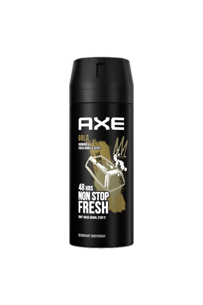 Axe BODY SPRAY 150ml - (GOLD ALL DAY FRESH)